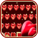 Red Love Heart Thème APK