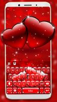الكيبورد Red love الملصق