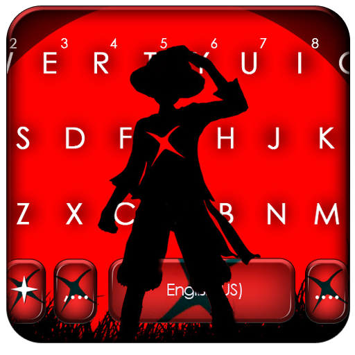 Teclado Red Moon Anime