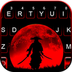 خلفية الكيبورد Red Moon Samura