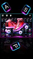 Fundo do Teclado Red Neon Skat imagem de tela 1