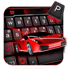 Red Sports Car Racing 主題鍵盤 APK 下載