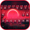 Red Sunset Tastaturhintergrund