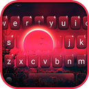Fundo do Teclado Red Sunset APK