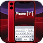Teclado Red Phone 11 ícone