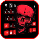 Red Roar Skull Fondo de teclado APK