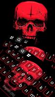 Fundo do Teclado Red Roar Skull imagem de tela 1