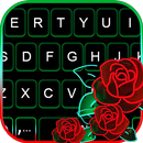 Фон клавиатуры Red Rose Neon APK
