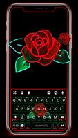 Hình nền bàn phím Red Rose Neon bài đăng