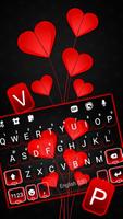 الكيبورد Red Valentine Heart تصوير الشاشة 1