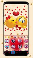 Bàn phím Red Valentine Hearts ảnh chụp màn hình 3