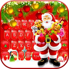 Red Christmas1 Keyboard Theme APK download