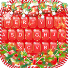 ikon Tema Keyboard Red Christmas