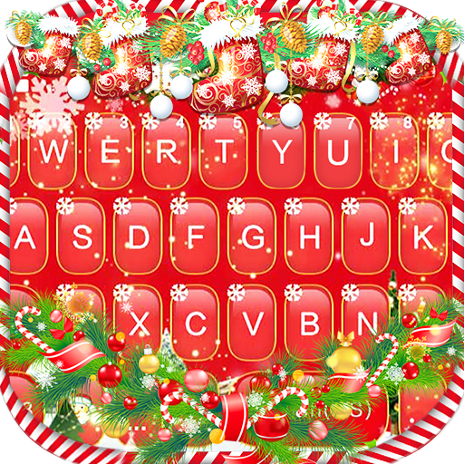 Red Christmas Tastatur-Thema