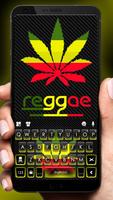 Reggae Style Leaf ポスター