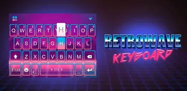 Retrowave Fondo de teclado