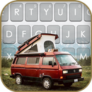 Фон клавиатуры Retro Van APK