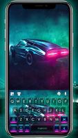 Tema Keyboard Retro Cyberpunk  Cartaz