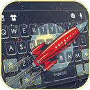 Retro Rocket Tastaturhintergrund APK