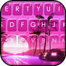 Retro Sunset Keyboard Backgrou APK