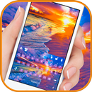 Tema Keyboard Romanticbeach2 APK