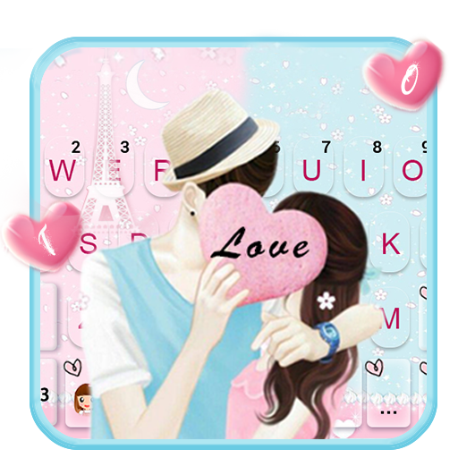 Romantic Couple Love Tastatur-