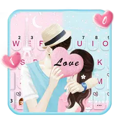 Romantic Couple Love Tastatur- APK Herunterladen