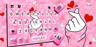 Romantic Hand Love Keyboard Th