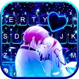 Romantic Neon Kiss