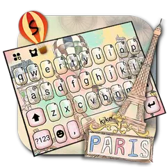 Скачать тема для клавиатуры Romantic Paris Holiday APK