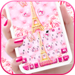 Romantic Paris Love Klavye Tem