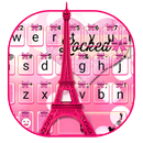 Thème de clavier Romantic Pink APK