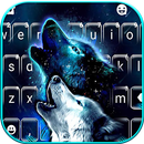 Teclado Roaring Wolf Night APK