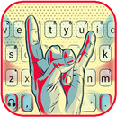 Тема для клавиатуры Rock And R APK