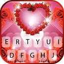 Rosy Hearts Klavye Arkaplanı APK
