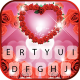 Фон клавиатуры Rosy Hearts иконка