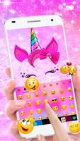 ثيم لوحة المفاتيح Rosy Unicorn تصوير الشاشة 2