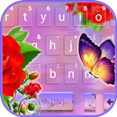 Teclado Rose Butterfly APK
