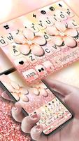 Тема для клавиатуры Rose Gold  постер