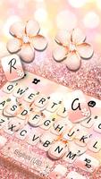 Тема для клавиатуры Rose Gold  скриншот 1