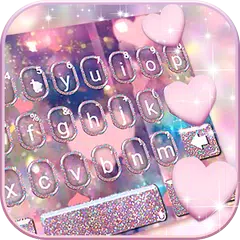 Rose Gold Heart キーボード アプリダウンロード