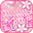 Tema Keyboard Rose Gold Lux Fl APK