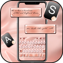 Тема для клавиатуры Rose Gold  APK