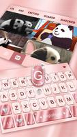 Tema Keyboard Rose Gold Phone8 imagem de tela 3