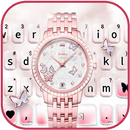 Chủ Đề Bàn Phím Rose Gold Watch APK