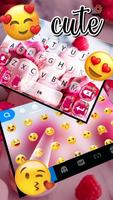 Hình nền bàn phím Rose Pink Macaroon ảnh chụp màn hình 3