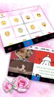 Rose Pink Unicorn Keyboard Bac screenshot 3