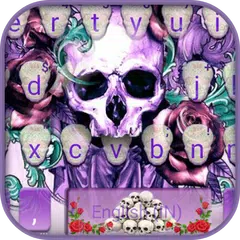 Rose Skull Tattoo Theme APK download