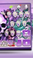 Teclado Rose Skull Tattoo imagem de tela 2