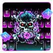 ثيم لوحة المفاتيح Rose Skull